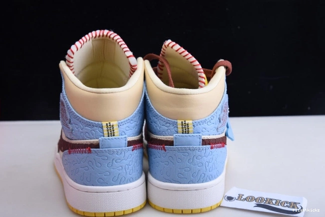 Rouge Jordan Fearless Air SE 1 Mid CU2803-200 Chateau x Maison 1021